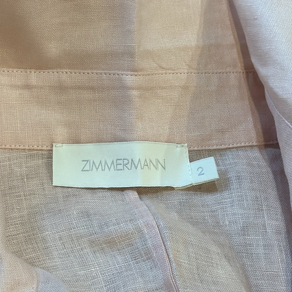 Zimmermann Freja Broderie Anglaise-Trimmed Linen Blouse & Shorts Set Sz Zimm 2 - Picture 12 of 16